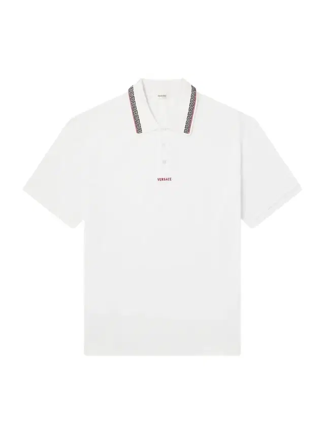 Versace Logo-Embroidered Cotton-Piqué Polo Shirt - Men
