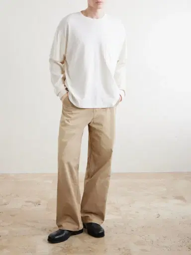 Cherry Los Angeles Waffle-Trim Cotton-Jersey Sweater - Men | Thumbnail 2