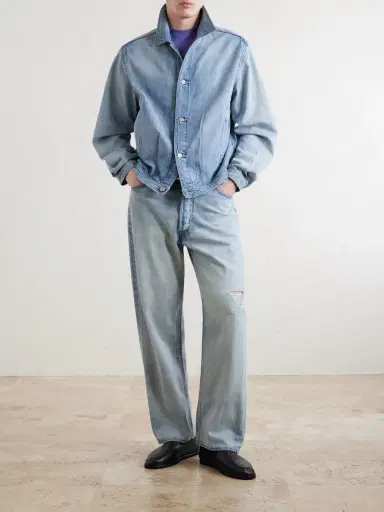 Auralee Faded Denim Jacket - Men | Thumbnail 2