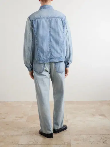 Auralee Faded Denim Jacket - Men | Thumbnail 4
