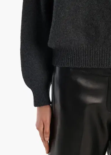 Khaite Margaux Sweater In Charcoal | Thumbnail 5
