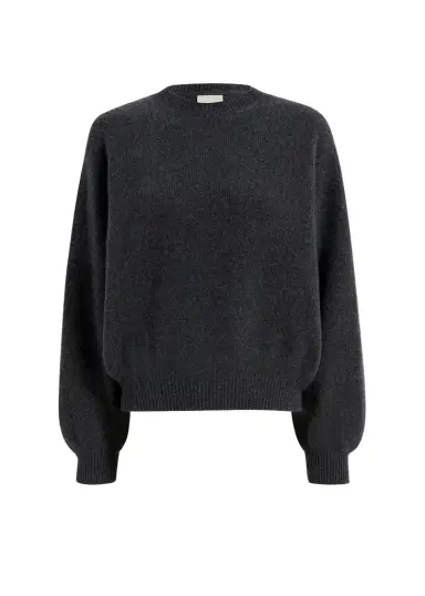 Khaite Margaux Sweater In Charcoal | Thumbnail 1