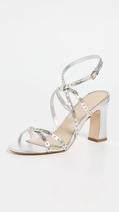 Cinq à Sept Blair Studded Metallic Heels | Thumbnail 2 Cinq à Sept Blair Studded Metallic Heels | Thumbnail 2