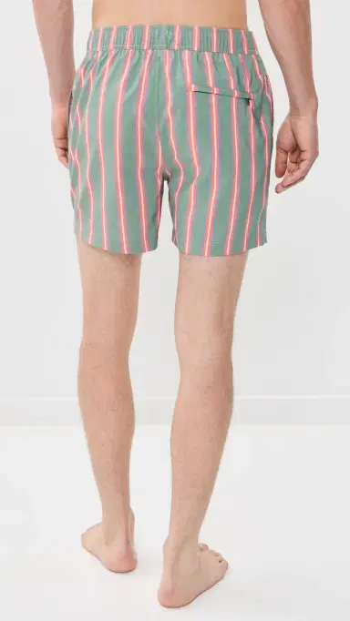 Onia Charles wim Trunks 5 Resort tripe Green Multi | Thumbnail 3 Onia Charles wim Trunks 5 Resort tripe Green Multi | Thumbnail 3