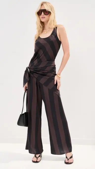 LE BOP Esmes Tank Chocolate/Black Stripe | Thumbnail 5 LE BOP Esmes Tank Chocolate/Black Stripe | Thumbnail 5