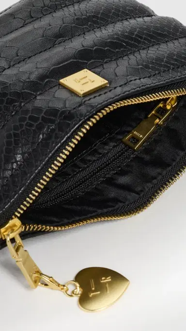 Think Royln Charmer Pouch Black Python | Thumbnail 6 Think Royln Charmer Pouch Black Python | Thumbnail 6