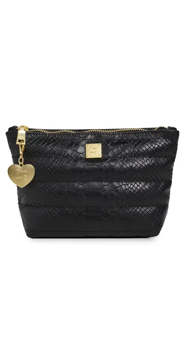 Think Royln Charmer Pouch Black Python One Size