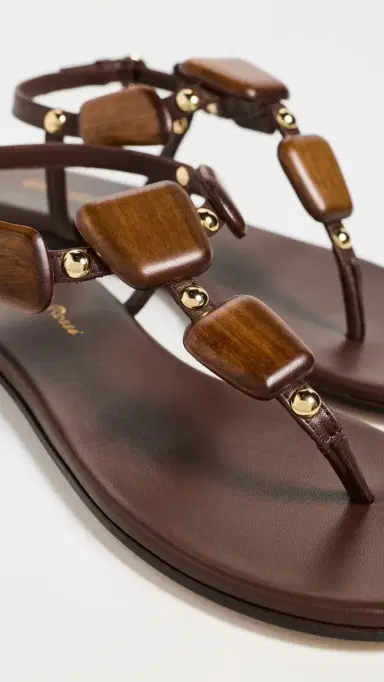 Gianvito Rossi Nappa Sandals Brown | Thumbnail 6 Gianvito Rossi Nappa Sandals Brown | Thumbnail 6