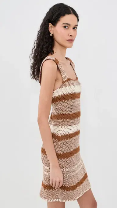 Faherty Seacoast Crochet Dress | Thumbnail 4