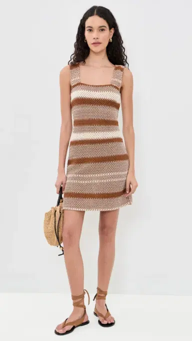 Faherty Seacoast Crochet Dress | Thumbnail 5