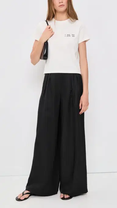 Anine Bing Lou Trousers Black Linen Blend | Thumbnail 5
