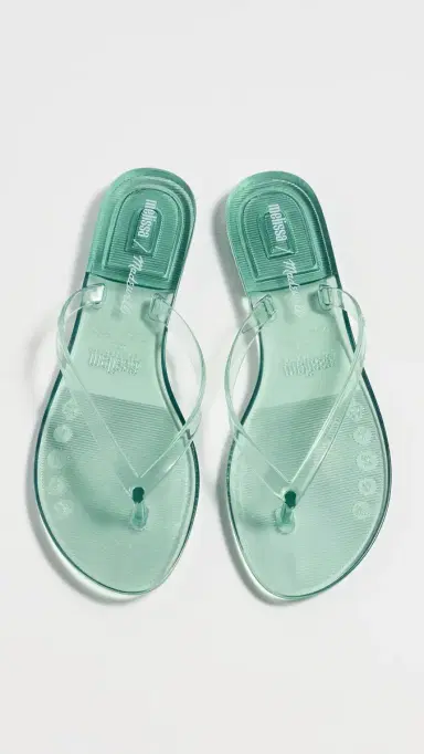 Madewell x Melissa Jelly Flip Flops Green | Thumbnail 2