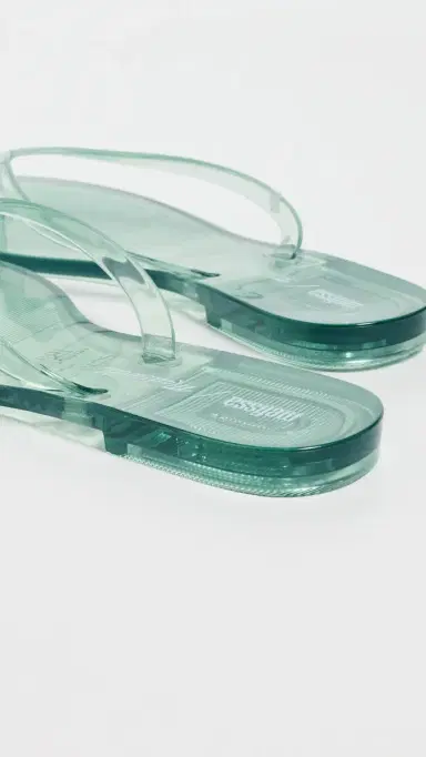 Madewell x Melissa Jelly Flip Flops Green | Thumbnail 4