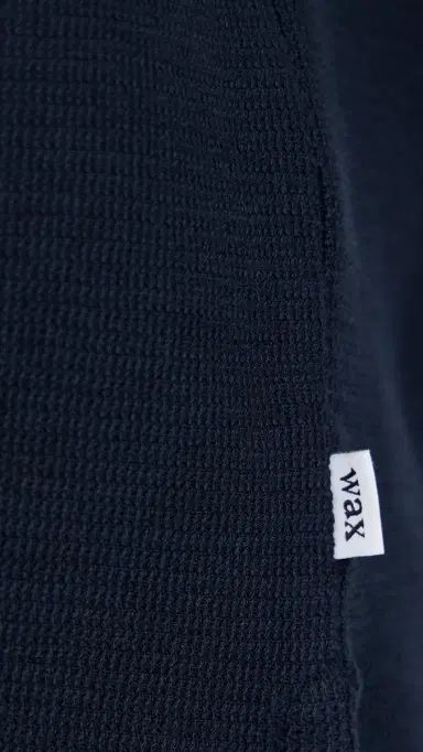 Wax London Mini Texture Shore Polo Navy | Thumbnail 6