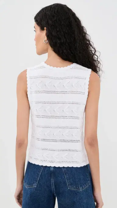 Splendid Giovanna Sweater Tank White | Thumbnail 3 Splendid Giovanna Sweater Tank White | Thumbnail 3