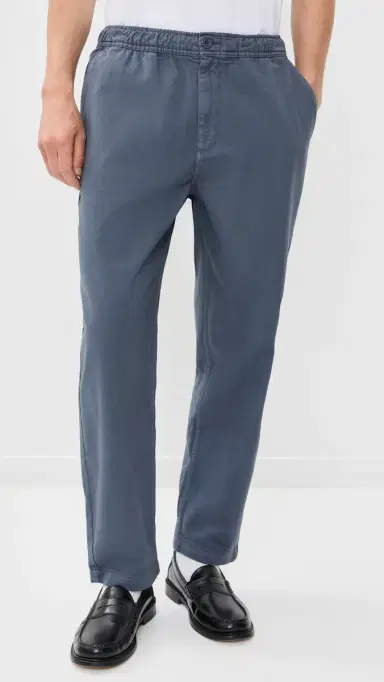 Wax London Kurt Pull On Trousers Petrol Blue 32 | Thumbnail 2