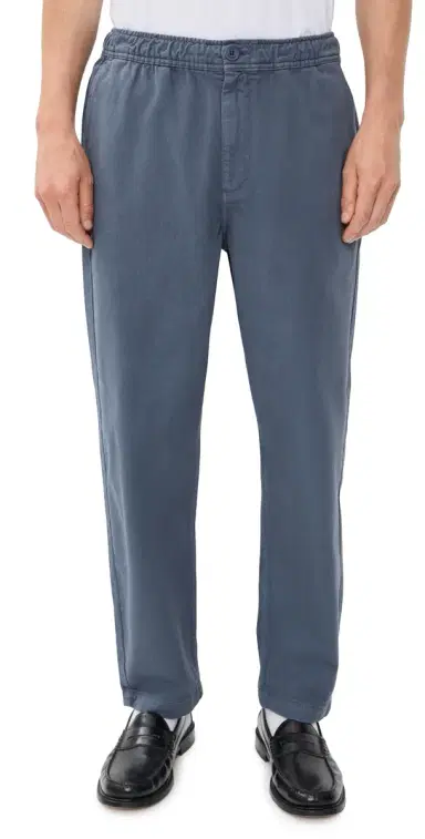 Wax London Kurt Pull On Trousers Petrol Blue 32 | Thumbnail 1