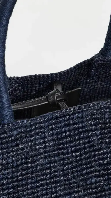 LIÉ STUDIO The Charlotte Raffia Bag Navy One Size | Thumbnail 5 LIÉ STUDIO The Charlotte Raffia Bag Navy One Size | Thumbnail 5