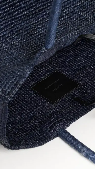 LIÉ STUDIO The Charlotte Raffia Bag Navy One Size | Thumbnail 6 LIÉ STUDIO The Charlotte Raffia Bag Navy One Size | Thumbnail 6