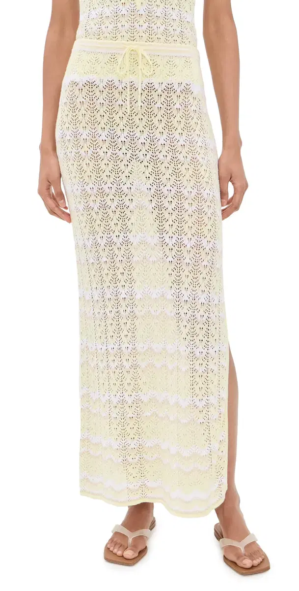 Splendid Eleni weater kirt Lemon Drop Multi