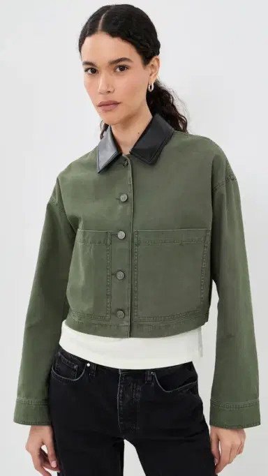 Anine Bing Army Green Yuma Jacket | Thumbnail 2 Anine Bing Army Green Yuma Jacket | Thumbnail 2