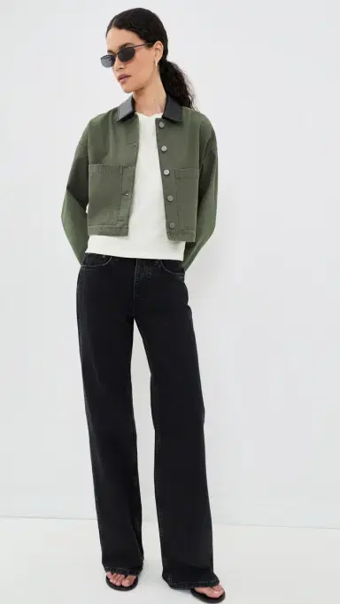 Anine Bing Army Green Yuma Jacket | Thumbnail 5 Anine Bing Army Green Yuma Jacket | Thumbnail 5
