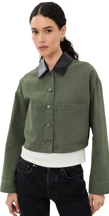 Anine Bing Army Green Yuma Jacket | Thumbnail 1 Anine Bing Army Green Yuma Jacket | Thumbnail 1