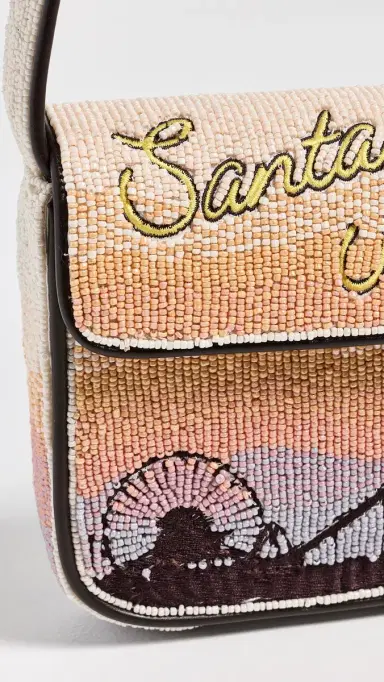 STAUD Tommy Beaded Shoulder Bag Santa Monica Sunset One Size | Thumbnail 5 STAUD Tommy Beaded Shoulder Bag Santa Monica Sunset One Size | Thumbnail 5