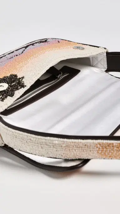 STAUD Tommy Beaded Shoulder Bag Santa Monica Sunset One Size | Thumbnail 6 STAUD Tommy Beaded Shoulder Bag Santa Monica Sunset One Size | Thumbnail 6