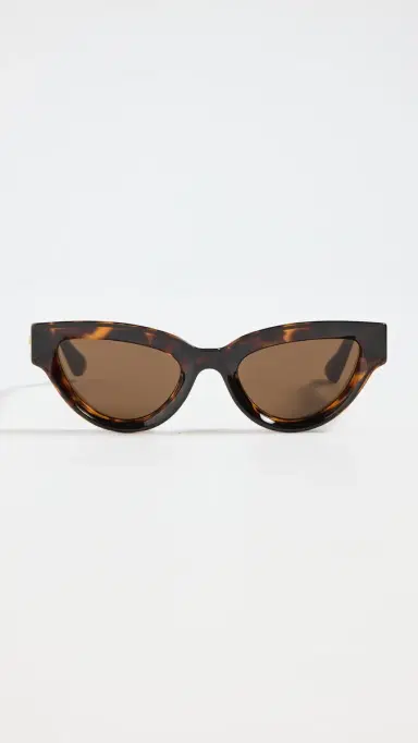 Bottega Veneta Bold Ribbon Narrow Sunglasses | Thumbnail 2