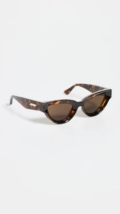 Bottega Veneta Bold Ribbon Narrow Sunglasses | Thumbnail 4