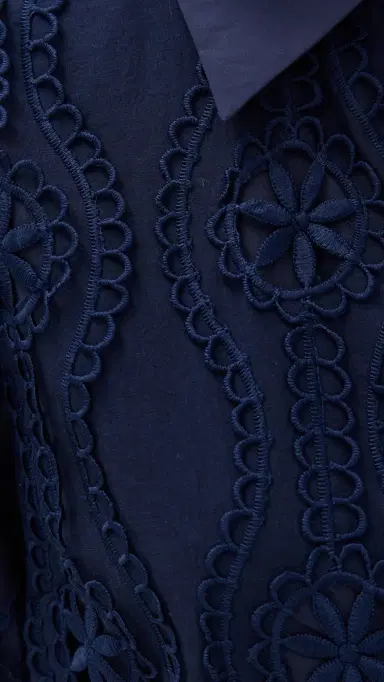 English Factory Navy Mini Dress Navy L | Thumbnail 6