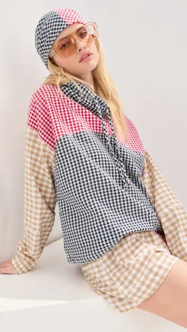 LE BOP Carson Anorak Multi Check S | Thumbnail 2