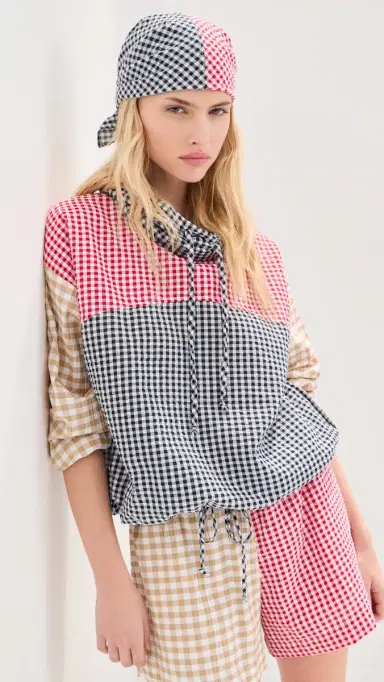 LE BOP Carson Anorak Multi Check S | Thumbnail 3