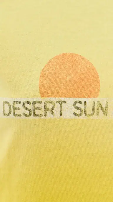 MOTHER The Itty Bitty Ringer Tee Desert Sun Palm | Thumbnail 6 MOTHER The Itty Bitty Ringer Tee Desert Sun Palm | Thumbnail 6