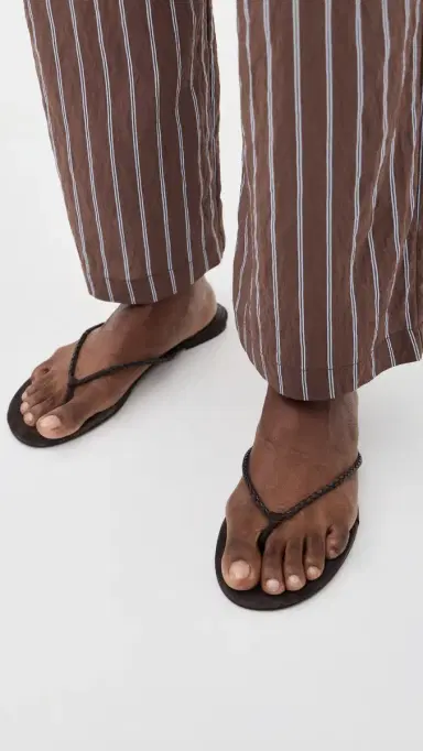 Madewell Ira Braided Sandals Dark Carob 8 | Thumbnail 3
