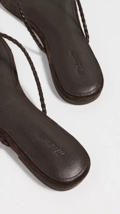 Madewell Ira Braided Sandals Dark Carob 8 | Thumbnail 4