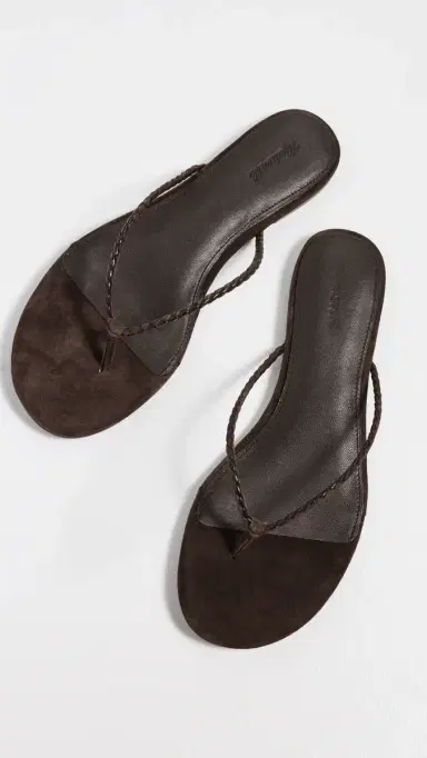 Madewell Ira Braided Sandals Dark Carob 8 | Thumbnail 5