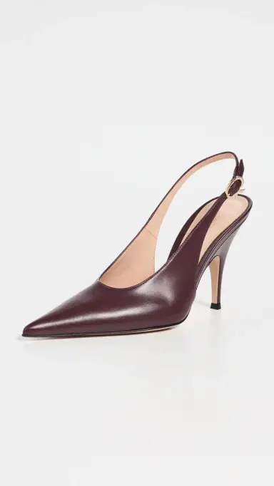 Gianvito Rossi Sofia Vitello Slingback Heels Royale | Thumbnail 2
