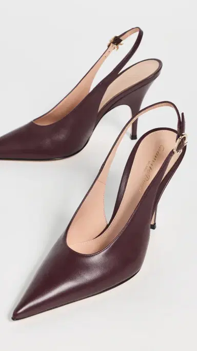 Gianvito Rossi Sofia Vitello Slingback Heels Royale | Thumbnail 5