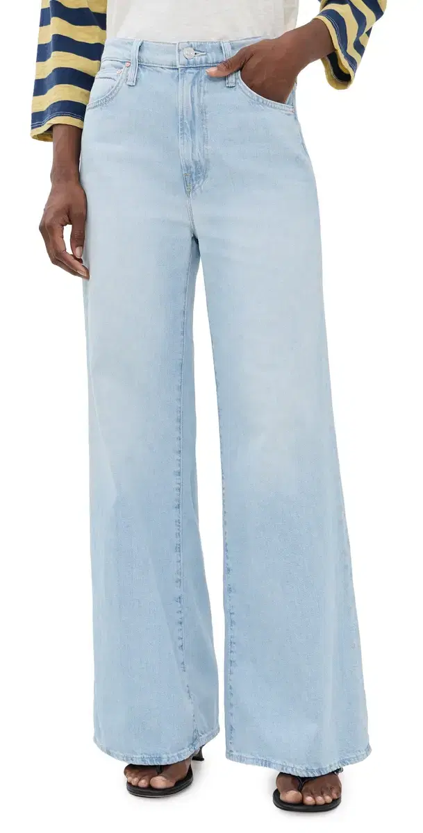 MOTHER The Ditcher Roller Zip Skimp Jeans Shaken Not Stirred
