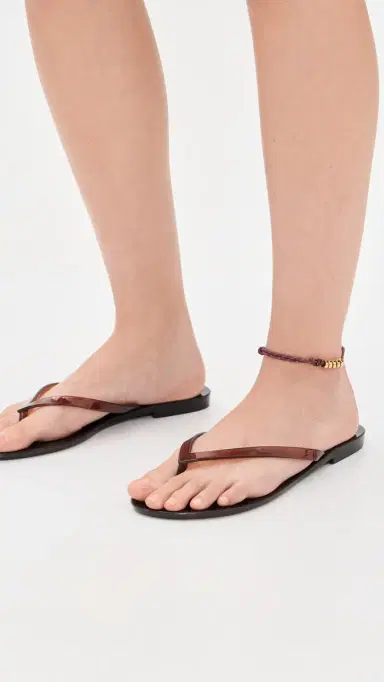 Madewell x Melissa Jelly Flip Flops Dark Brown | Thumbnail 3