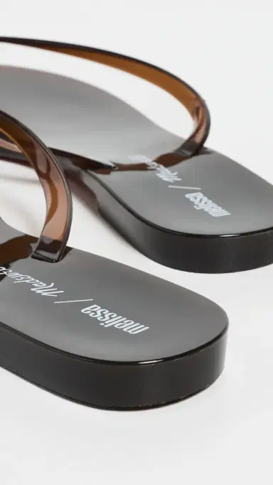 Madewell x Melissa Jelly Flip Flops Dark Brown | Thumbnail 4