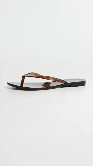 Madewell x Melissa Jelly Flip Flops Dark Brown | Thumbnail 5