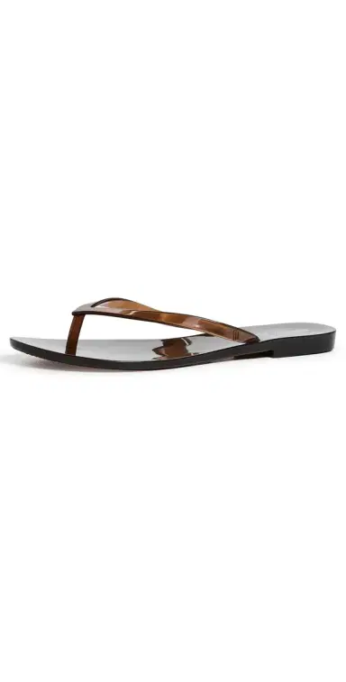 Madewell x Melissa Jelly Flip Flops Dark Brown | Thumbnail 1