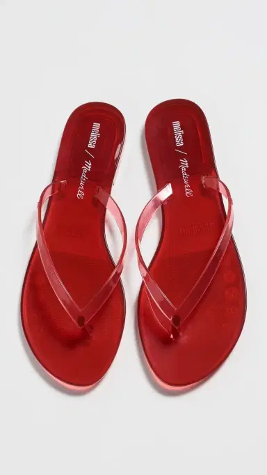 Madewell x Melissa Jelly Flip Flops Red | Thumbnail 2