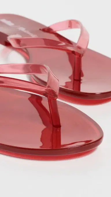 Madewell x Melissa Jelly Flip Flops Red | Thumbnail 6
