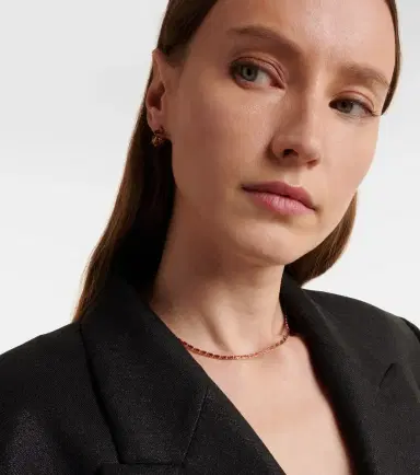Suzanne Kalan 18kt rose gold tennis necklace with rubies | Thumbnail 5 Suzanne Kalan 18kt rose gold tennis necklace with rubies | Thumbnail 5