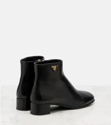 Prada Leather ankle boots | Thumbnail 3