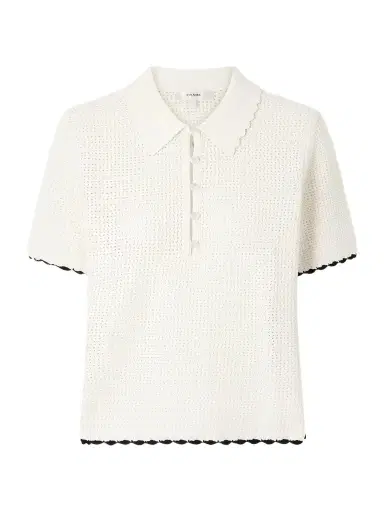 Frame Daybreak Mesh Polo Shirt | Thumbnail 1 Frame Daybreak Mesh Polo Shirt | Thumbnail 1